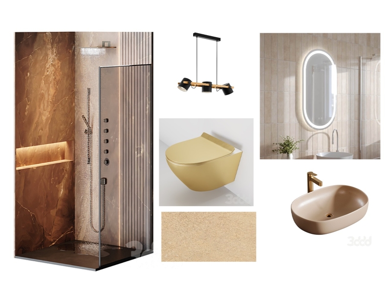 ванная Mood Board by Елена  Жилина on Style Sourcebook