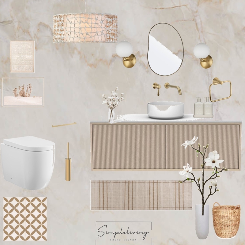 Bathroom  decor ideas Mood Board by moureen on Style Sourcebook