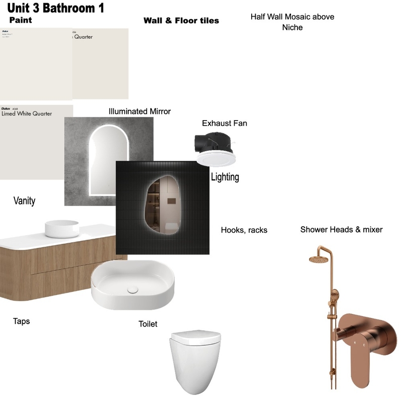 Guest Bathroom Mood Board by bokibuilds25 on Style Sourcebook