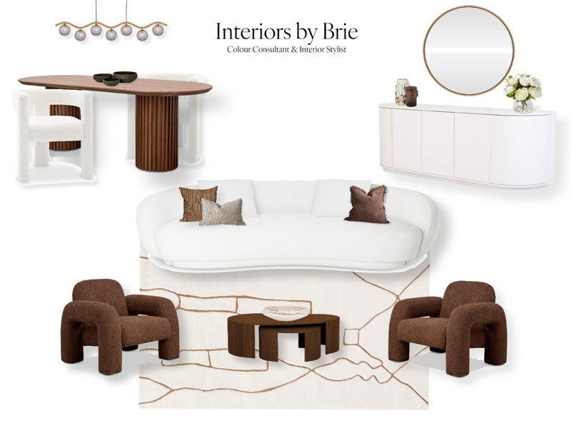 Brown Mood Board by Interiors by Brie on Style Sourcebook