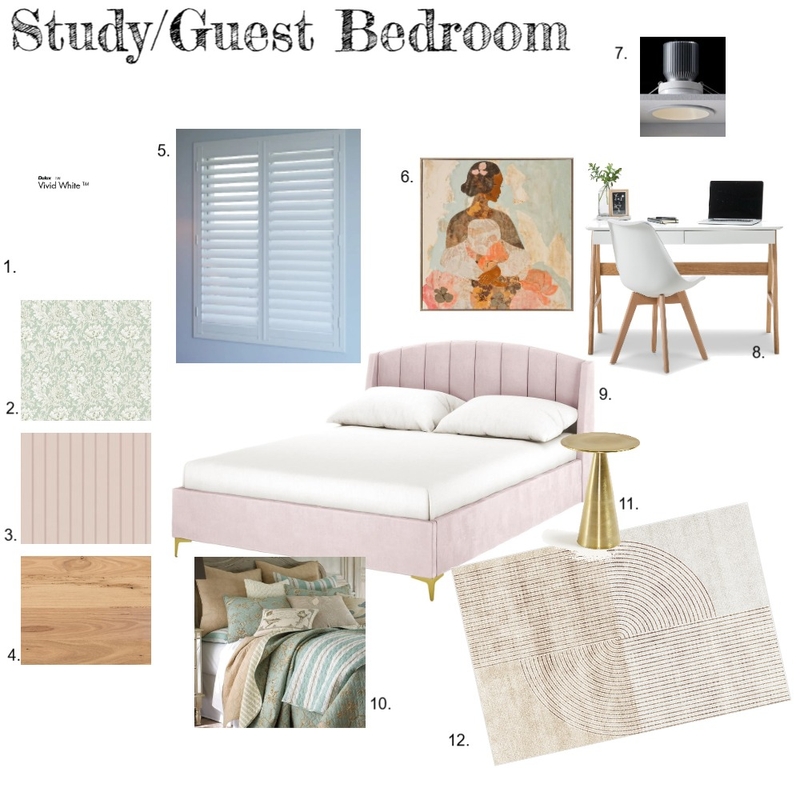 Guest bedroom IDI Mood Board by TammyM on Style Sourcebook