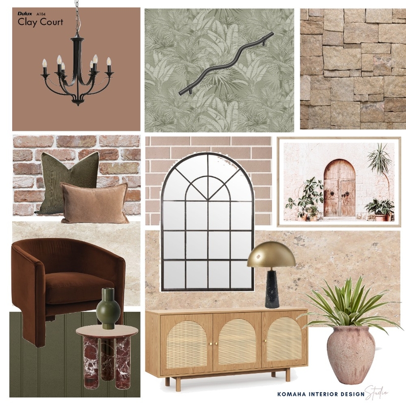 Modern Mediterranean Mood Board by Komaha Interior Design on Style Sourcebook