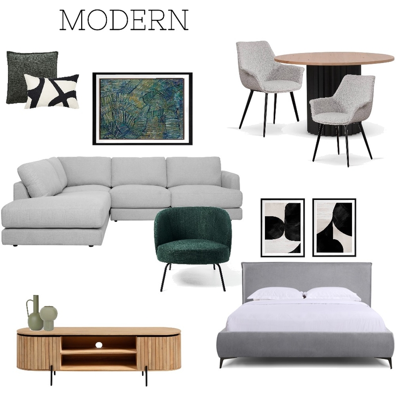 Modern Mood Board by Interiors By Zai on Style Sourcebook