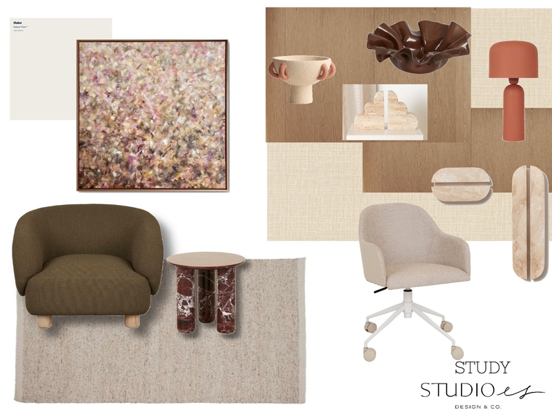 Study Mood Board by Studio es Design and Co. on Style Sourcebook