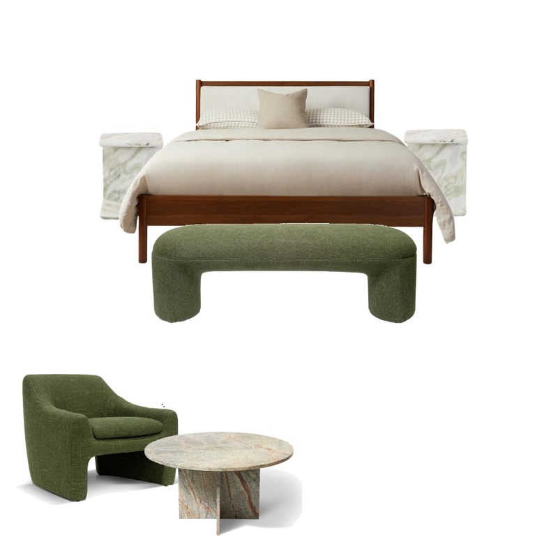 green bedroom Mood Board by StudioMLSY on Style Sourcebook