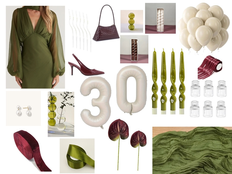 30th Birthday Mood Board by Melody Lampard on Style Sourcebook
