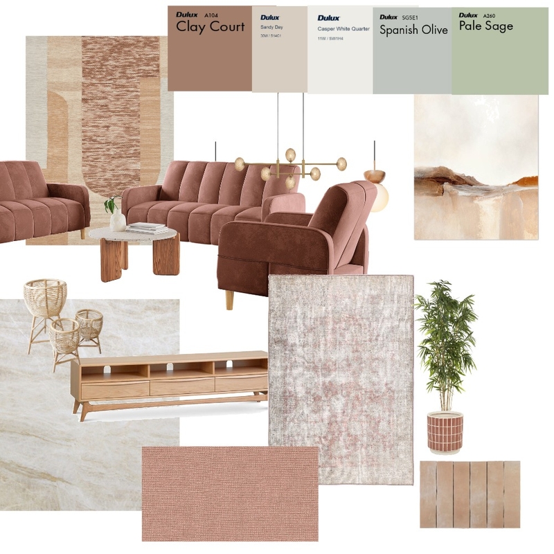 Peach Olive Tones Mood Board by Maryam-Azab on Style Sourcebook