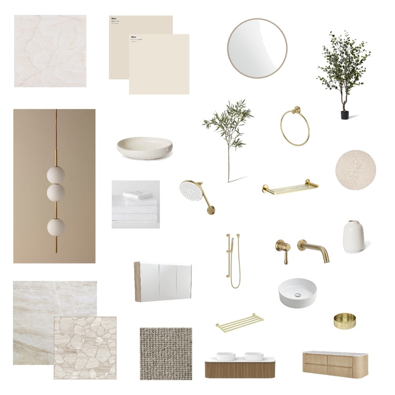 Bathroom Interiors w/ CODE Light Mood Board by BLAINE architects on Style Sourcebook