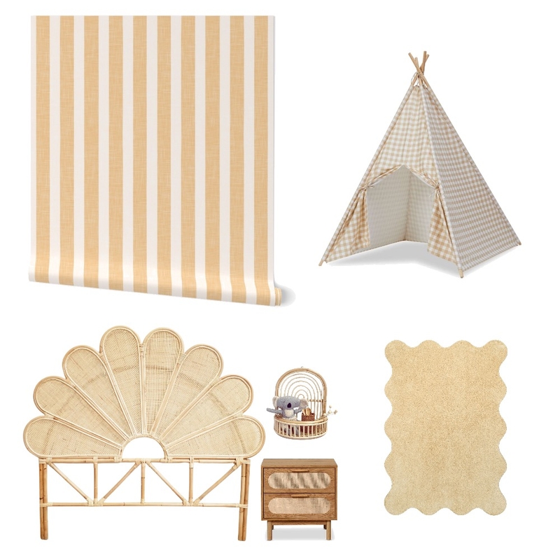 Sunny and playful kids room Mood Board by ashclarkart on Style Sourcebook