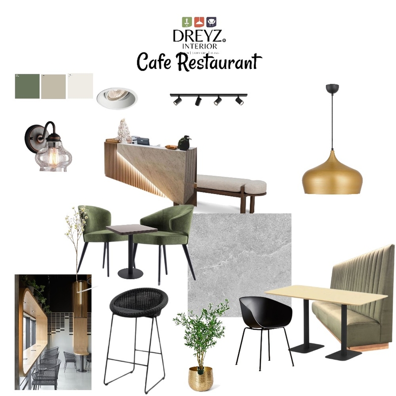 Ntinda Café Mood Board by Derick Asiimwe on Style Sourcebook