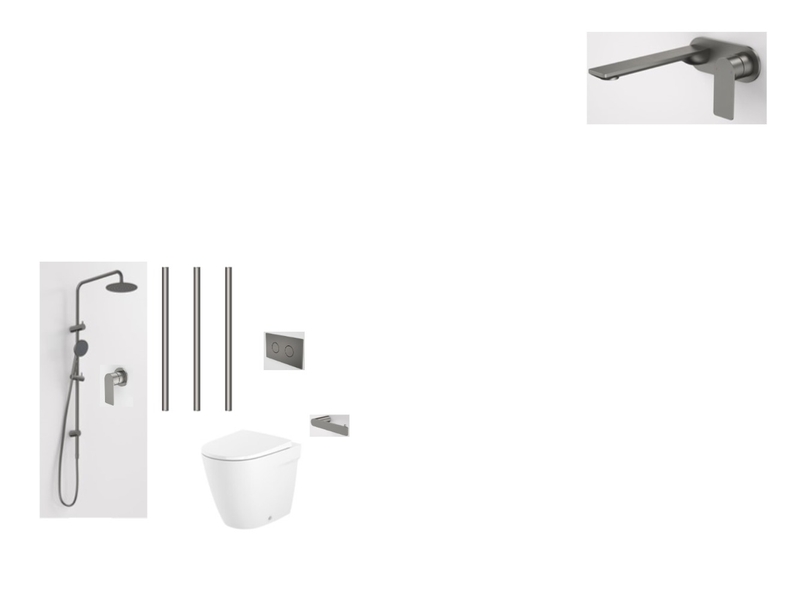Mark Bathroom Hardware Mood Board by staged design on Style Sourcebook