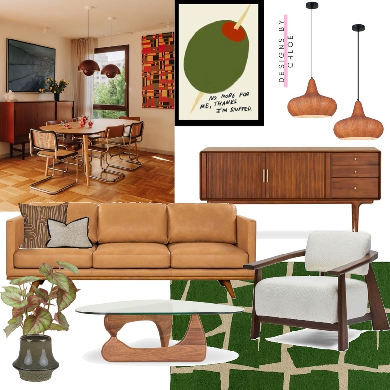 Carlisle Mid Century home Mood Board by Designs by Chloe on Style Sourcebook