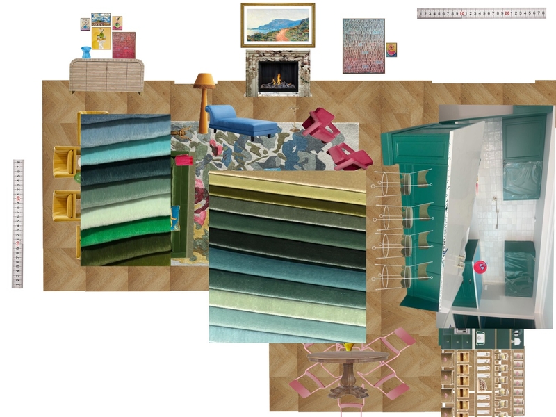 Great Room Space Planning Scale Mood Board by dl2407 on Style Sourcebook