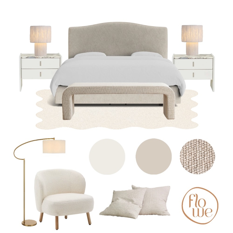 Oxford St Master Bedroom Mood Board by Flowe Interiors on Style Sourcebook