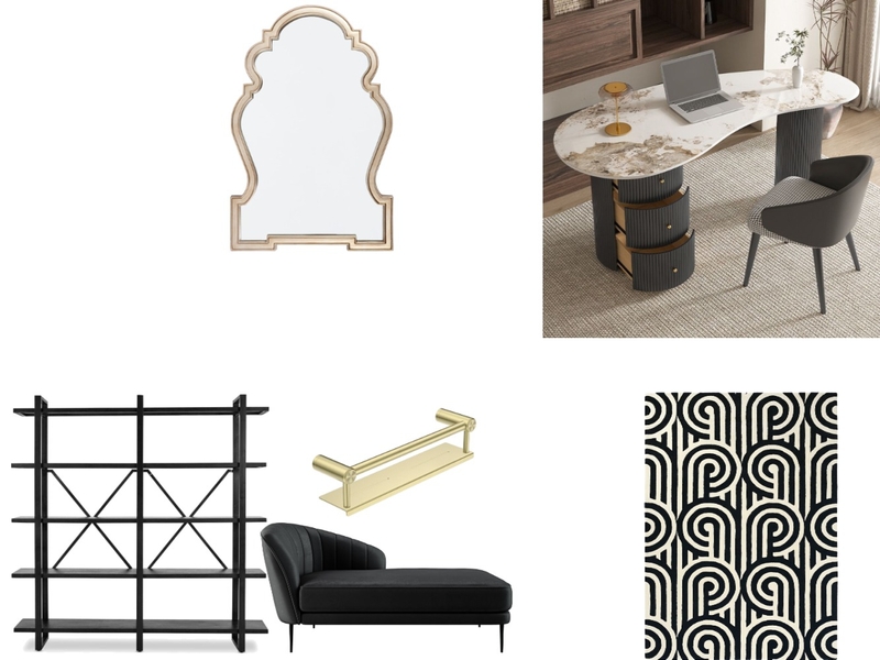 Noble & Precious - Home Office Mood Board by Daley Cook Designs on Style Sourcebook