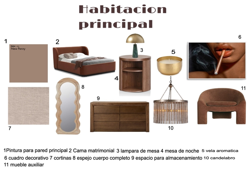 habitacion marron Mood Board by sophiamalaver on Style Sourcebook