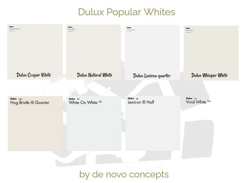 dulux whites Mood Board by De Novo Concepts on Style Sourcebook