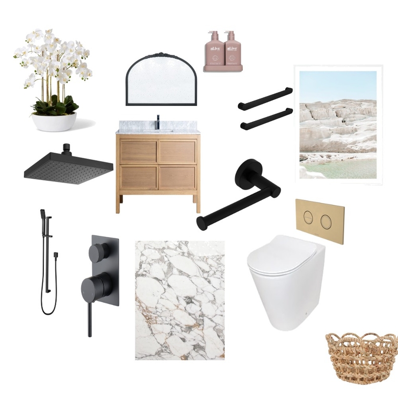 Ensuite Mood Board by ModNest on Style Sourcebook