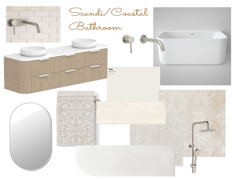 Scandi/Coastal Bathroom Mood Board by Snaz-Designs on Style Sourcebook