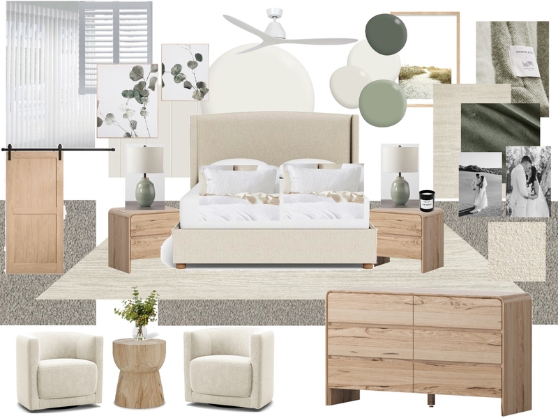 Karen + Ryans Bedroom Concept #1 Mood Board by Hayley Parker on Style Sourcebook