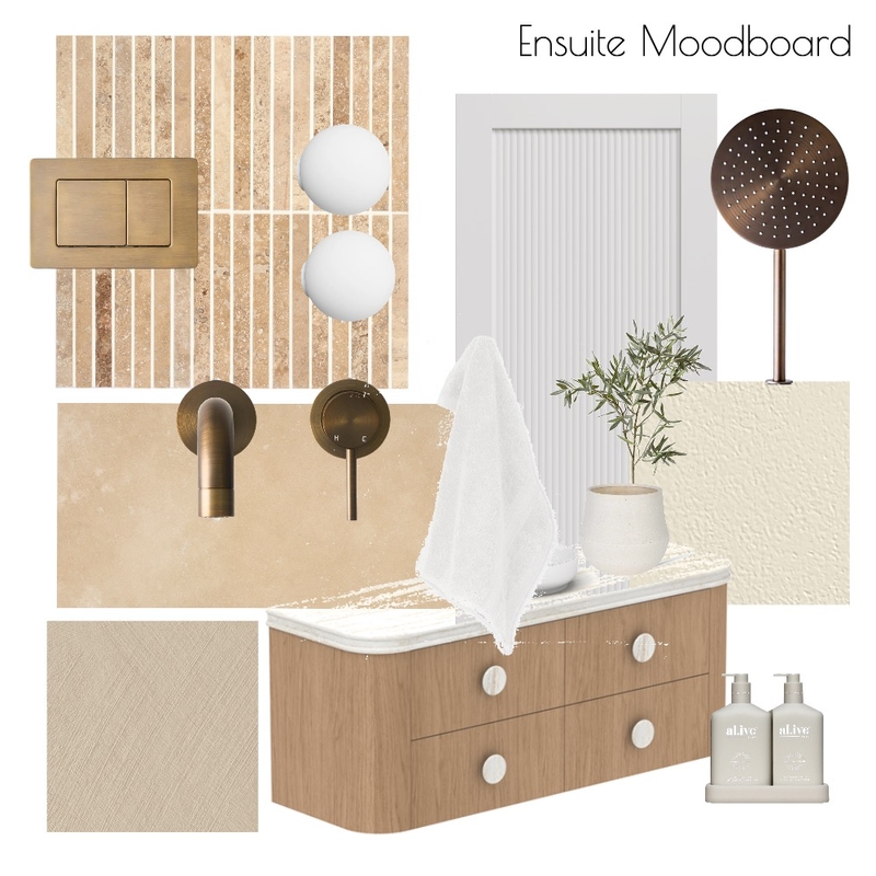 Ensuite Moodboard Mood Board by Studio es Design and Co. on Style Sourcebook