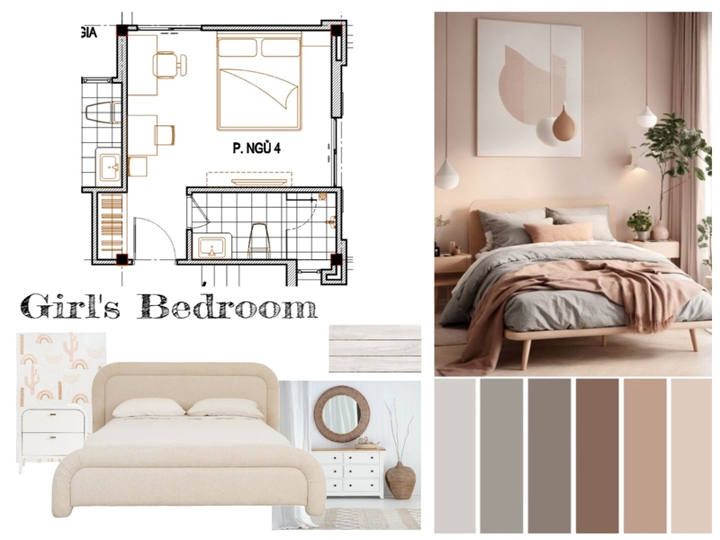 GirlBedroom-Moodboar Mood Board by kld1707 on Style Sourcebook