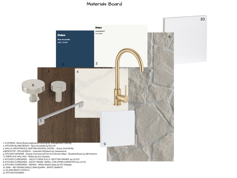 MATERIAL BOARD - KITCHEN Mood Board by Hayley Parker on Style Sourcebook