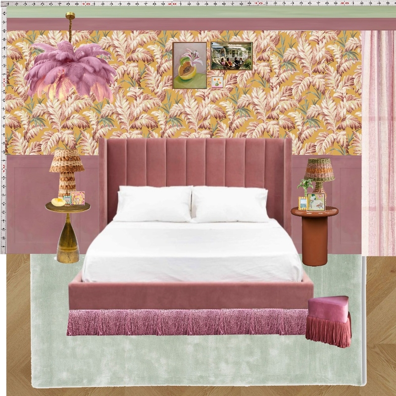 Old Hollywood Bedroom Wall Mood Board by dl2407 on Style Sourcebook