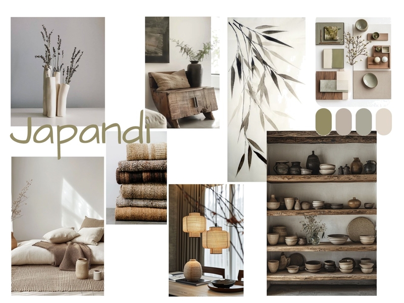 Design Style Mood Board - Japandi Mood Board by Knock & Nest Interiors on Style Sourcebook