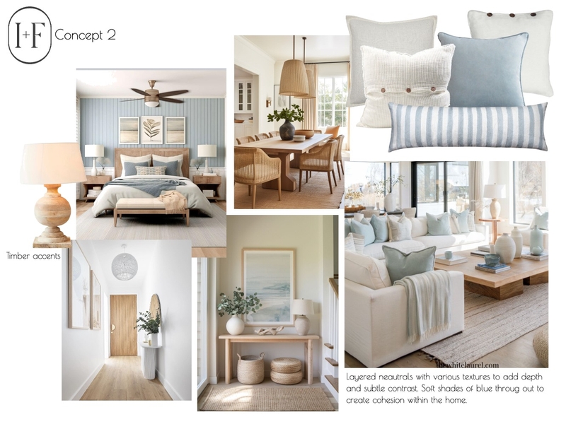 Concept 2 Mood Board by Ivy + Finch Design on Style Sourcebook