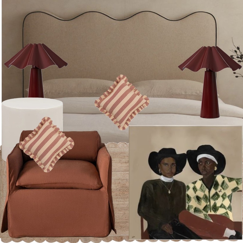Sofia Bedroom Mood Board by Estudio Nómada on Style Sourcebook