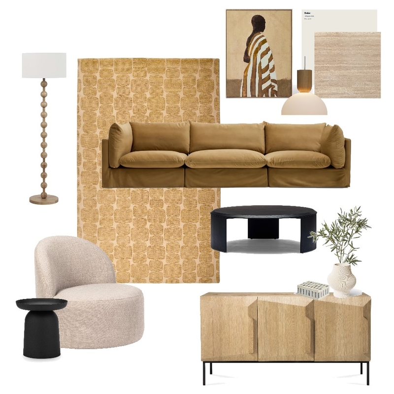 caramel Mood Board by styled and staged on Style Sourcebook