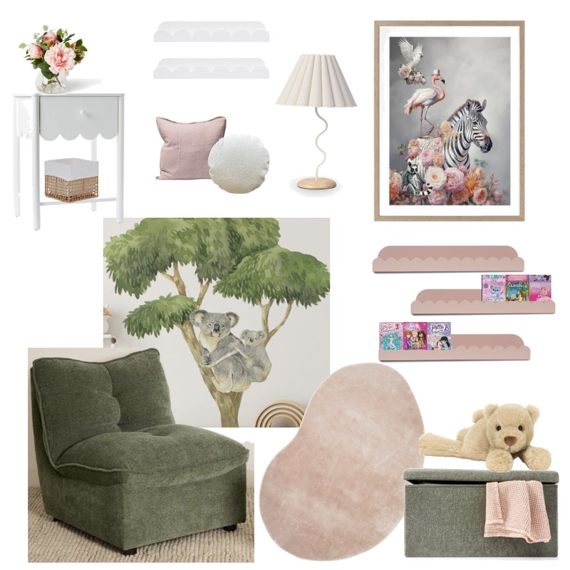 Lisa Girls room Mood Board by Ledonna on Style Sourcebook