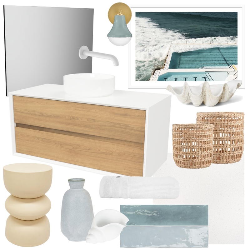 Lagoon Layers | Embrace with Georgia Mirror Mood Board by Timberline on Style Sourcebook