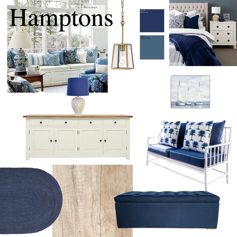 Hamptons/Coastal Mood Board by Beck Bekkers on Style Sourcebook