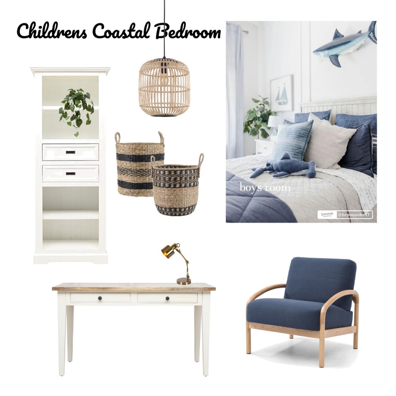 Kids Coastal Bedrooms Mood Board by Becks Interior Designs on Style Sourcebook