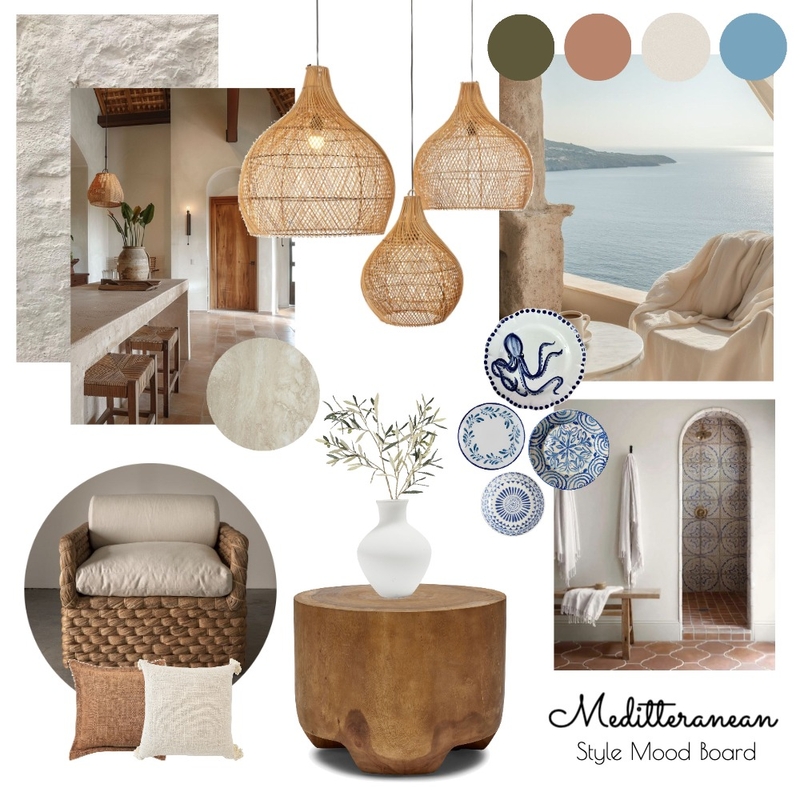 Mediterranean Mood Board by Renee Wratih on Style Sourcebook