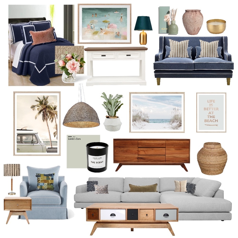 Beach Suite Mood Board by KiTA KERFORD on Style Sourcebook