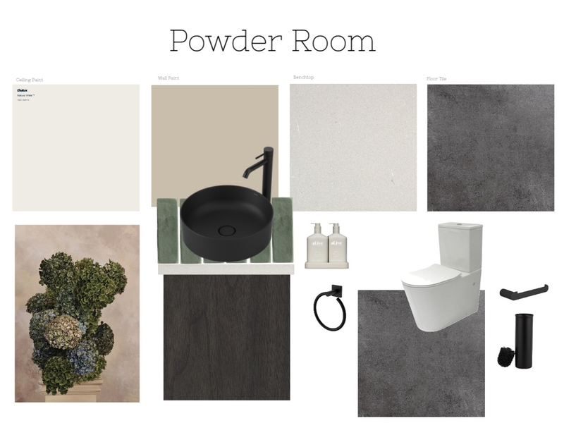 August Powder Room Mood Board by soriyacharlie on Style Sourcebook