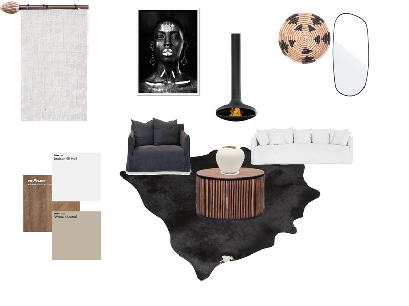 African Living Mood Board by Bronwyn's Designs on Style Sourcebook