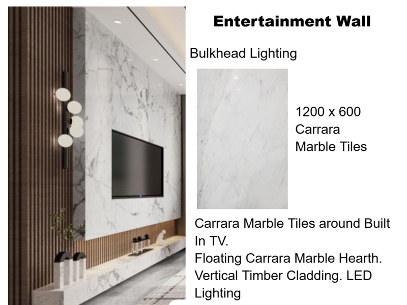 Marks Entertainment Wall Mood Board by staged design on Style Sourcebook