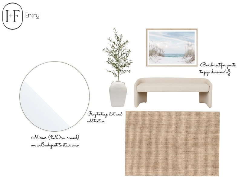 Entry Mood Board by Ivy + Finch Design on Style Sourcebook