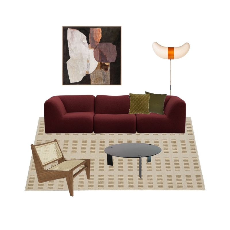 Midcentury Modern Lounge by Janelle Mood Board by Miss Amara on Style Sourcebook