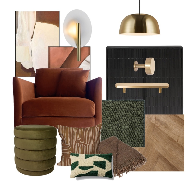 Cozy Study Mood Board by Hardware Concepts on Style Sourcebook