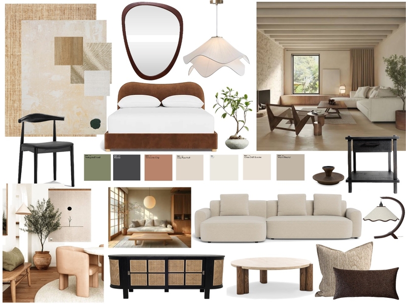 Japandi Mood Board Mood Board by Kailee Louise on Style Sourcebook