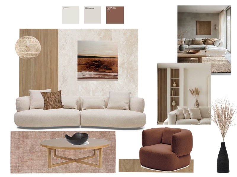 Regina Living room v2- calm earthy organic coastal Mood Board by Evolve Creative Interiors on Style Sourcebook