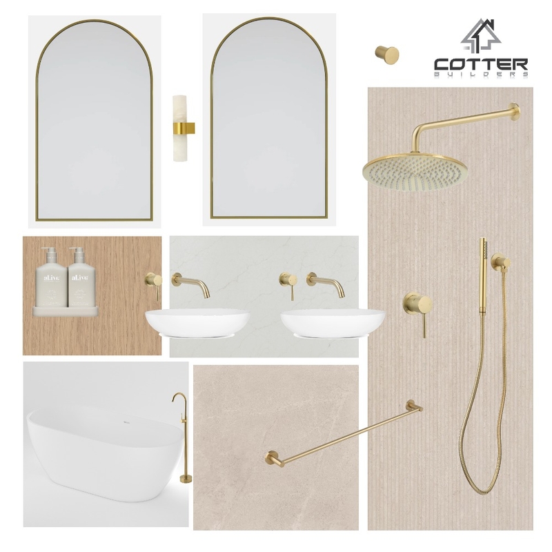 Slade Point Project - Ensuite Mood Board by Cotter Builders on Style Sourcebook