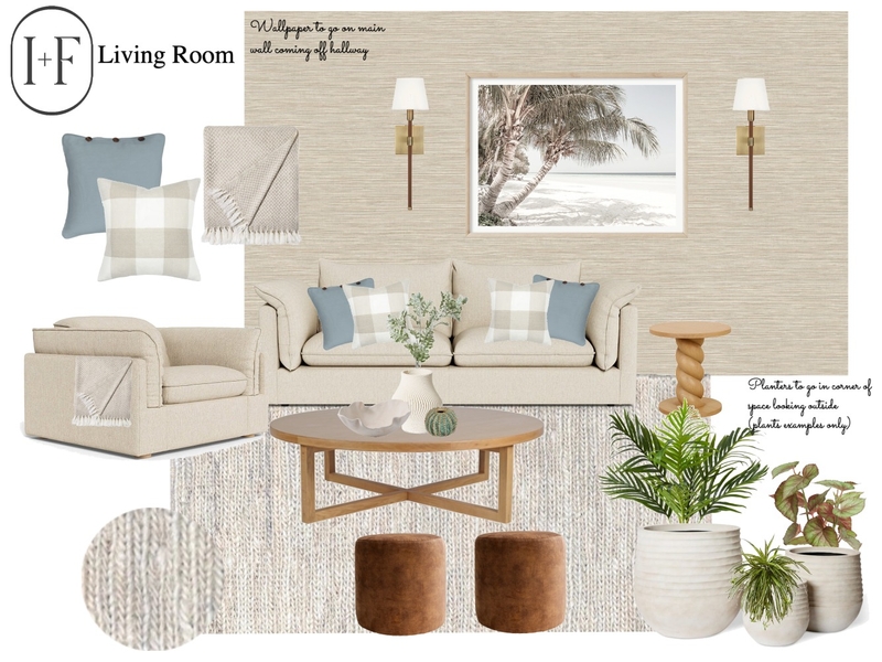 Living room Mood Board by Ivy + Finch Design on Style Sourcebook