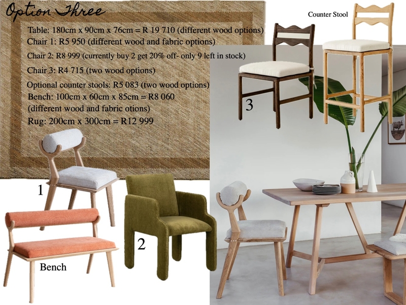 Dining option 3 Mood Board by Em Prepok on Style Sourcebook