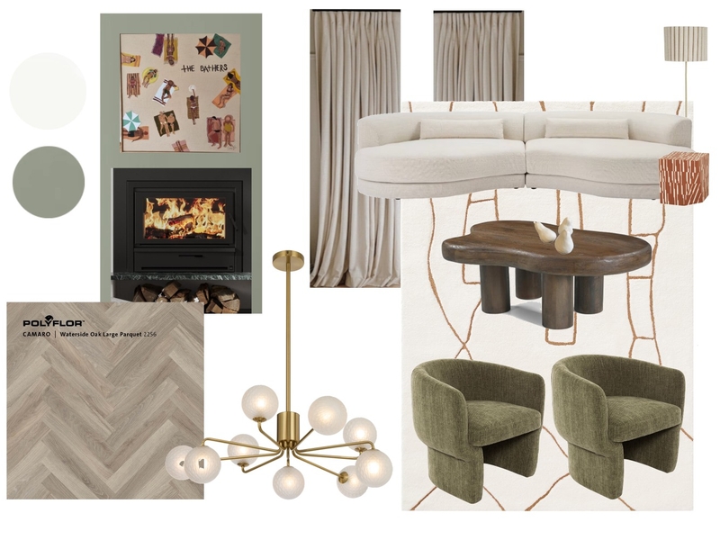 IDI Module 9 - Living Room Mood Board by Sarah Bragias on Style Sourcebook